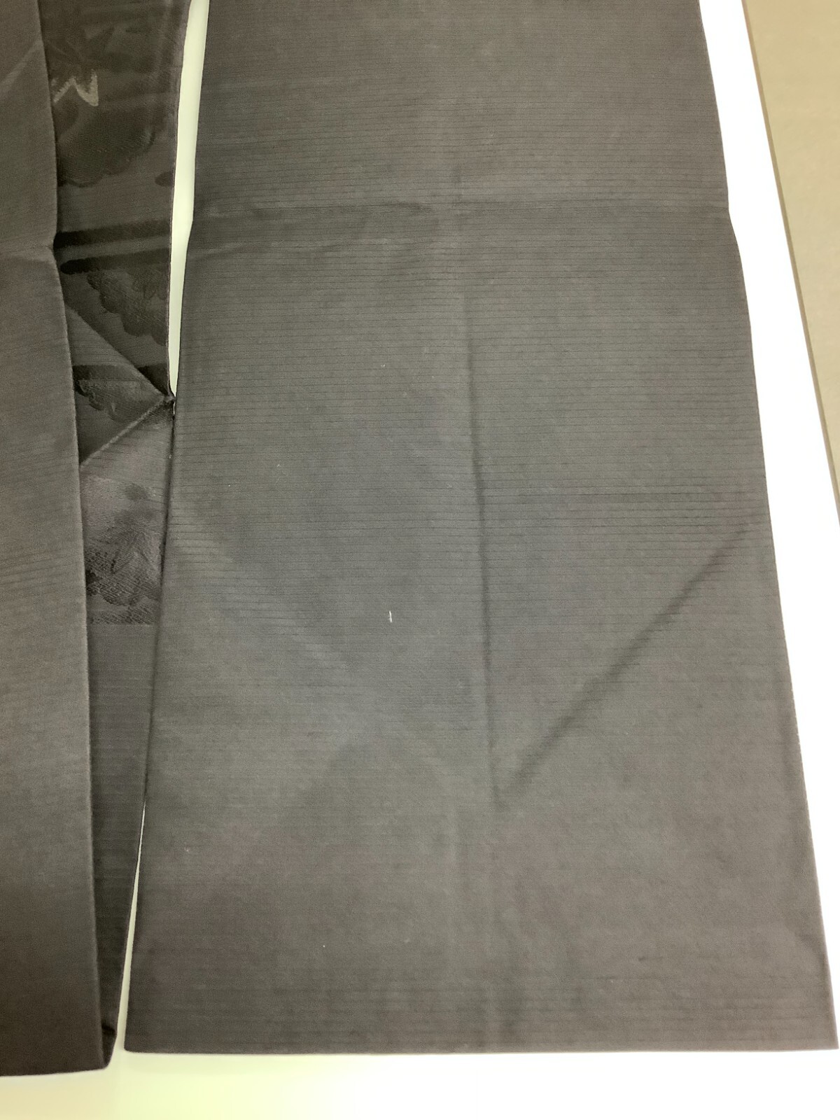 Japanese Vintage Kimono Nagoya Obi pure silk black tradition 140.9×12.5inch