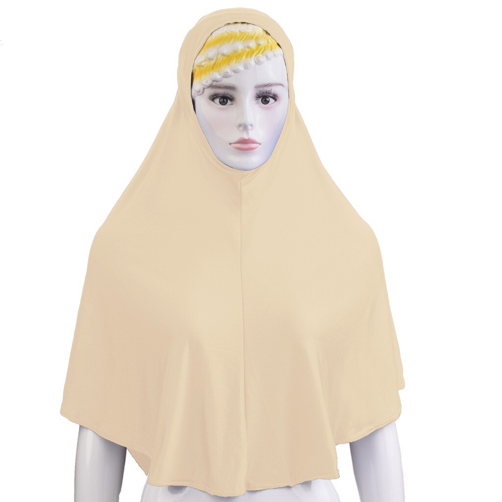 12PCS One Piece Hijab Women Muslim Full Cover Headscarf Islamic Prayer Headwrap