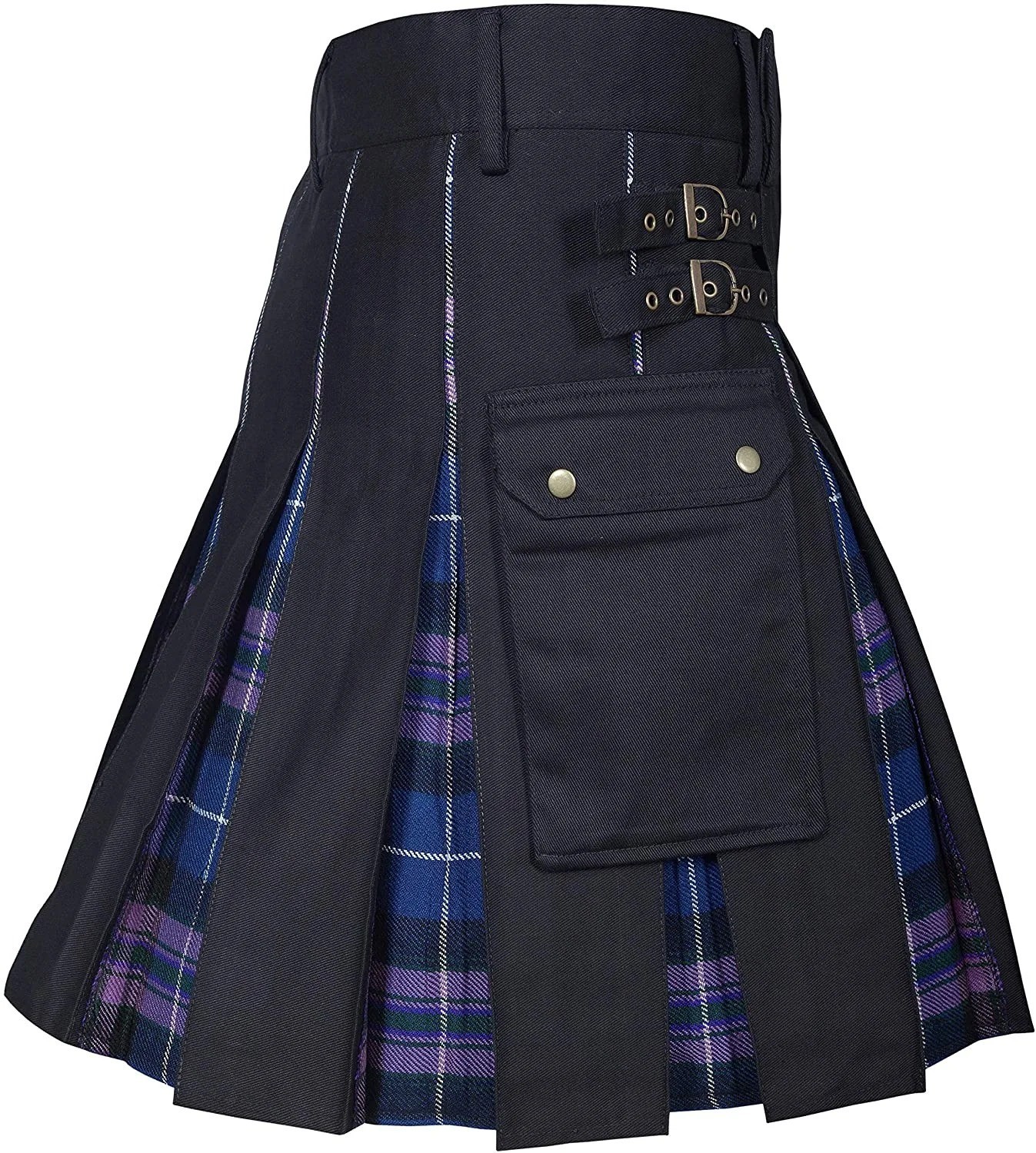 Utility Kilt Kilts Men’s for Men Modern Hybrid Cotton & Tartan Kilts Scottish