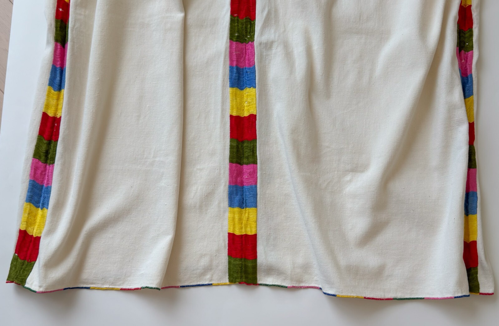 Rare Authentic Vintage Mexican Textile Zapotec Huipil Tunic Yalalag Oaxaca 60’s