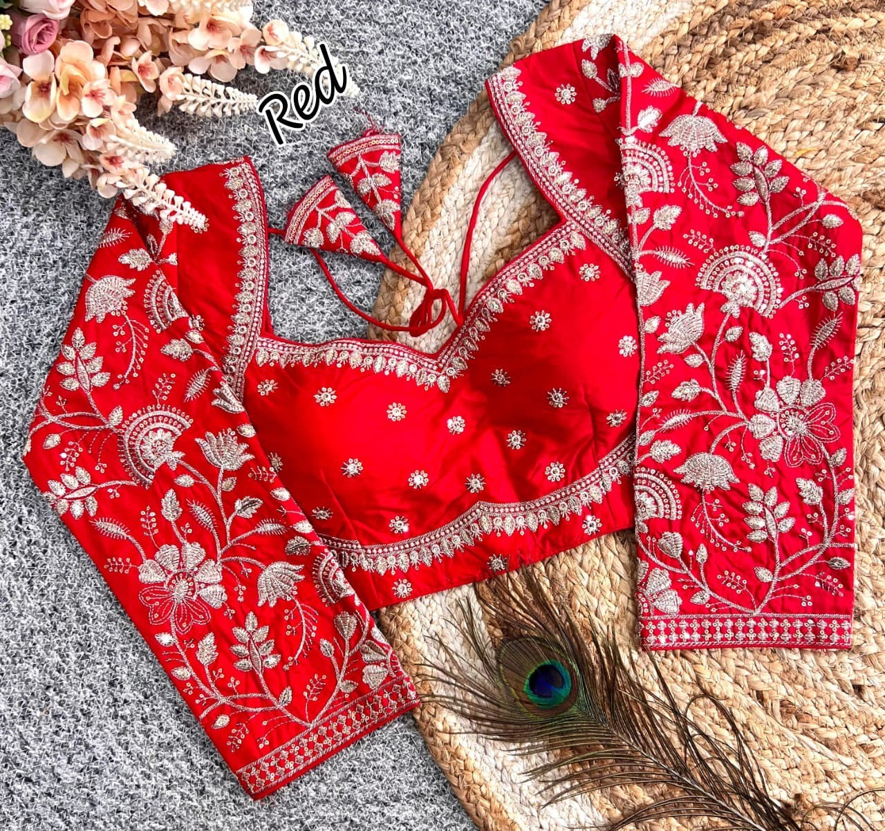 Saree Blouse Readymade Designer Sari Choli Indian Party Wear Bollywood Dress Top