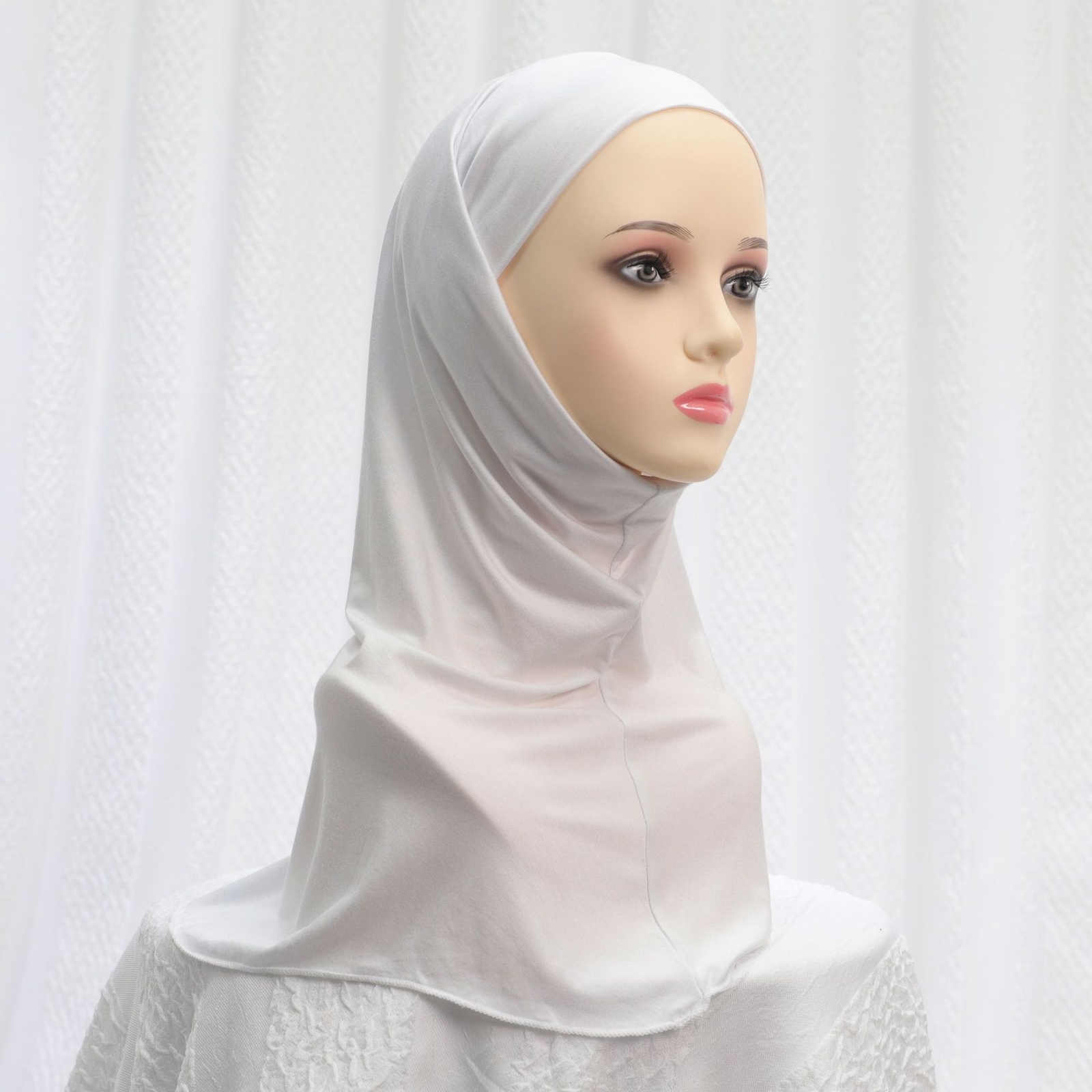 Modal Cotton Cap Instant Scarf Hijab Muslim Beanie Directly Wear Turban Shawls