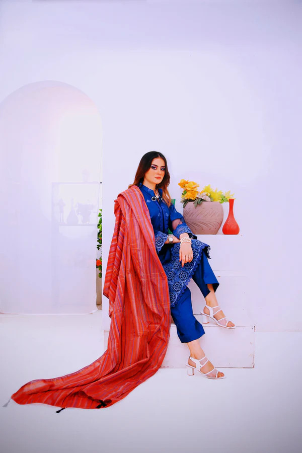 3Pc Embroidered Suit Pakistani lawn suit