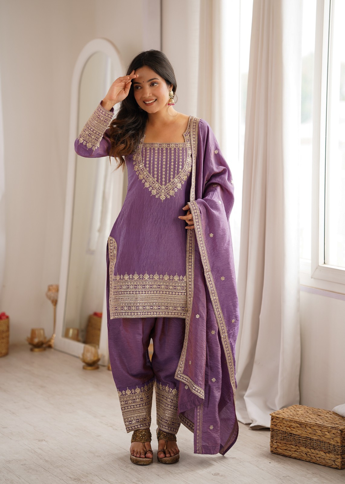 INDIAN SALWAR KAMEEZ PAKISTANI WEDDING PARTY DRESS WEAR BOLLYWOOD SUIT SHARARA