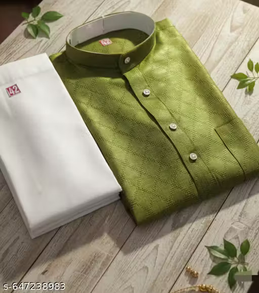 Kurta Pyjama Set | Soft Cotton Blend | Regular Fit | Mandarin Collar/Sizes M-XXL