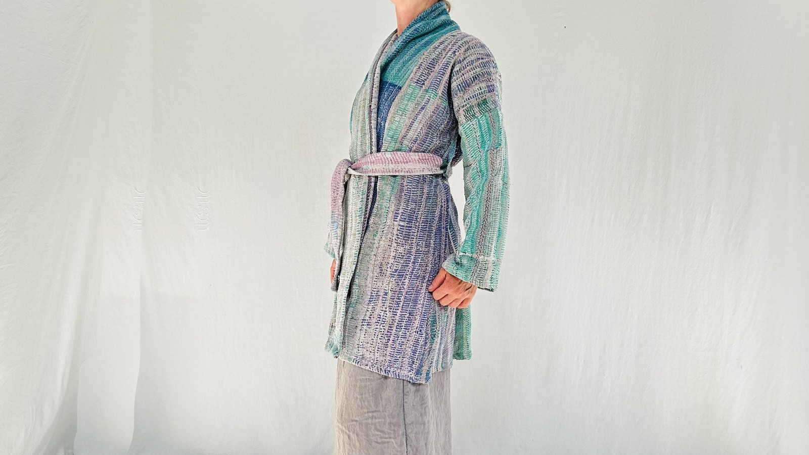 Vintage Kantha Coat. Fantastic Textile Art Treasure. One Size. 4212