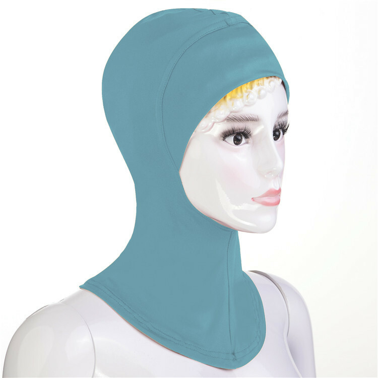 Muslim Women Under Scarf Cap Bone Bonnet Ninja Hijab Islamic Neck Cover Hat Arab