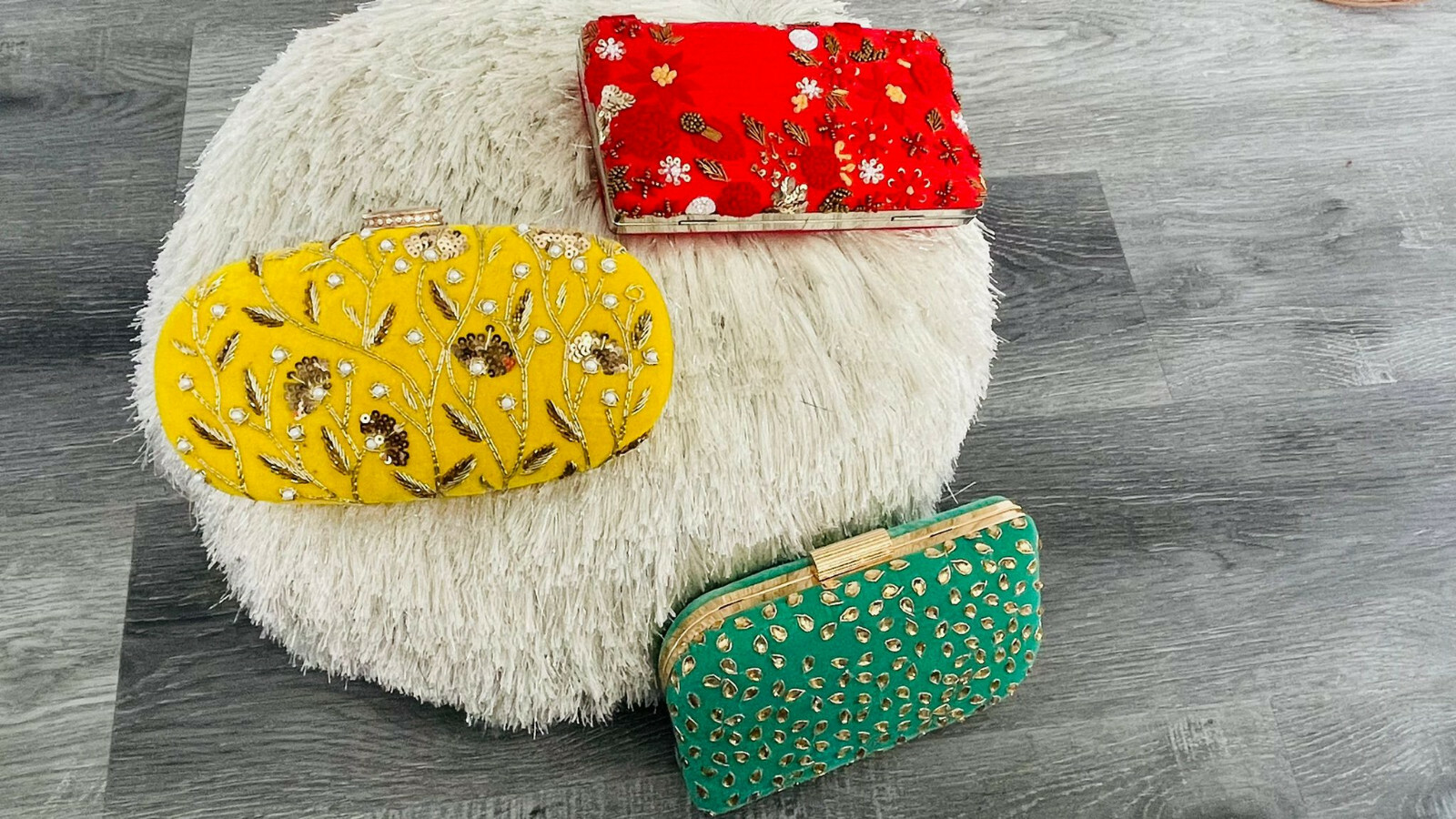 Designer Indian blouses and clutches 