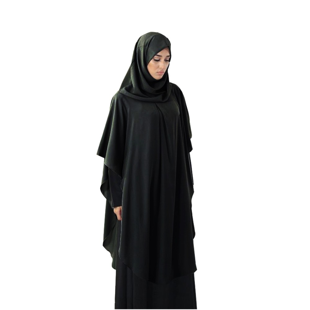 Women Large Khimar Long Hijab Hooded Tops Islamic One Piece Muslim Prayer Burqa