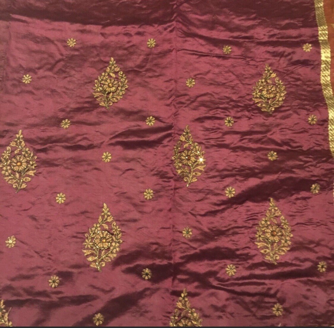 Gorgeous Half Net Half Tussar Silk Saree Sari