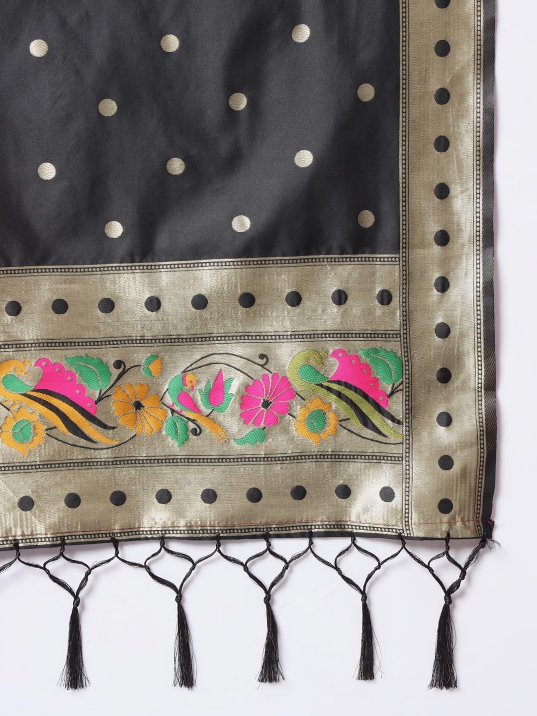 Women’s Cotton Silk Jacquard Straight Kurta with Pant & Banarasi Silk Dupatta