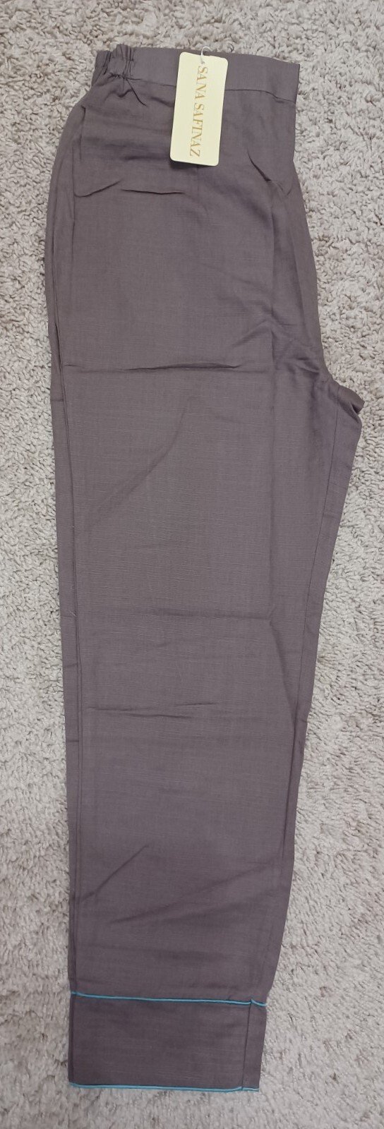 NEW SANA SAFINAZ 2PC Size M Embroidered Khaddar Kurti & Trouser Fall/Winter