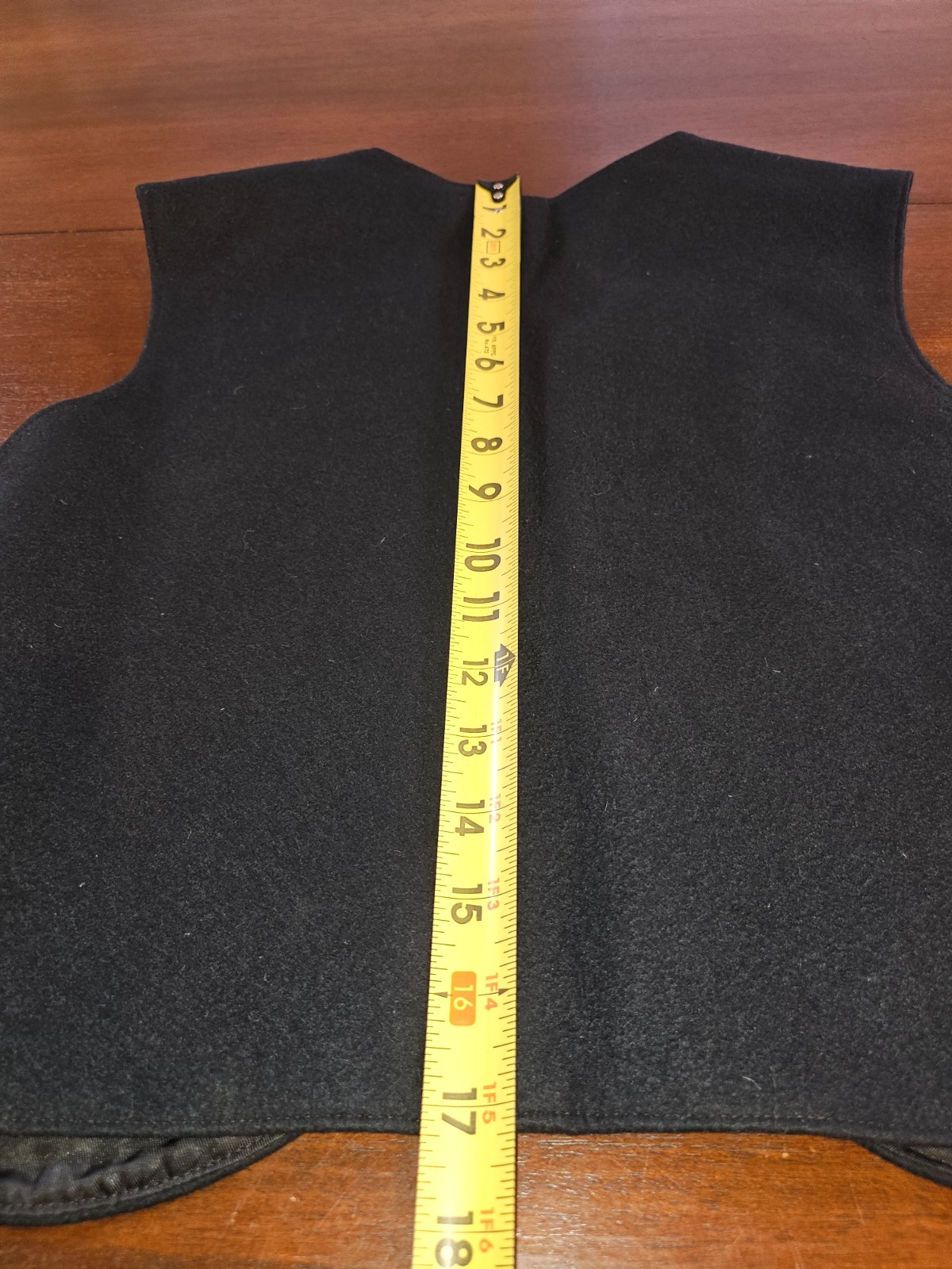 Vintage Black Wool Felt Paprika Flor Hand-Embroidered Hungarian Matyo Art Vest