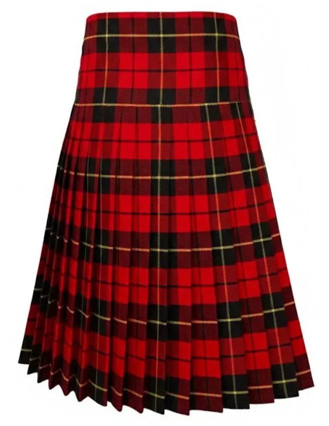 Scottish Traditional Handmade Wallace tartan Kilt for men Custom Made