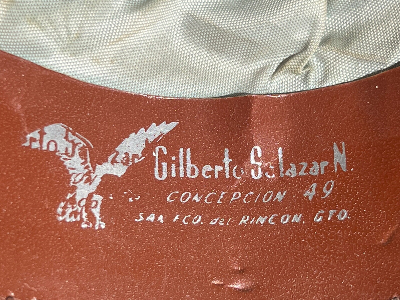 VINTAGE Gilberto Salazar Mariachi Hat Sombrero Embroidered Guitars Large Novelty