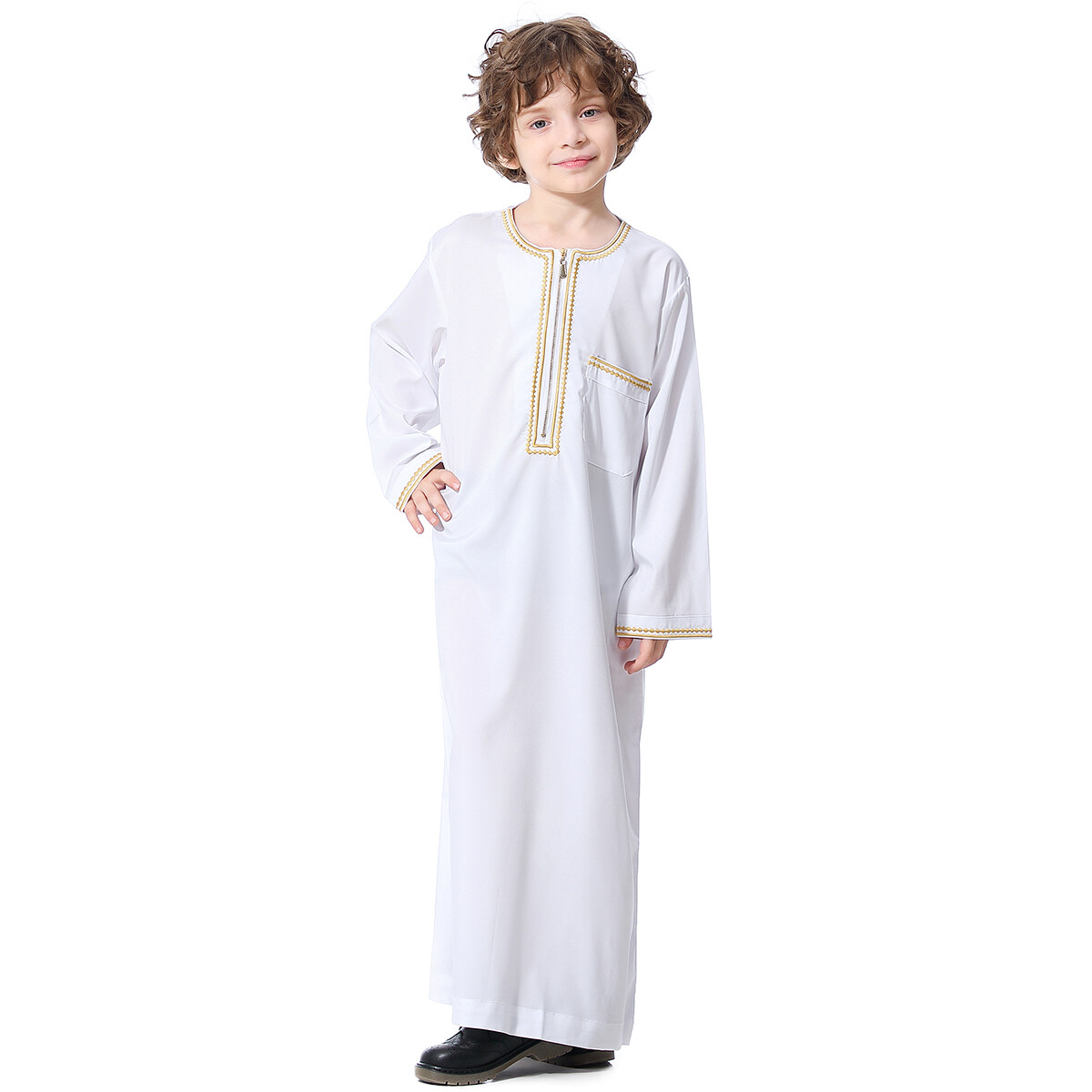 Thobe, Robe Daffah, Dishdasha Islamic Arabian Kaftan Boys Clothing Omani Style