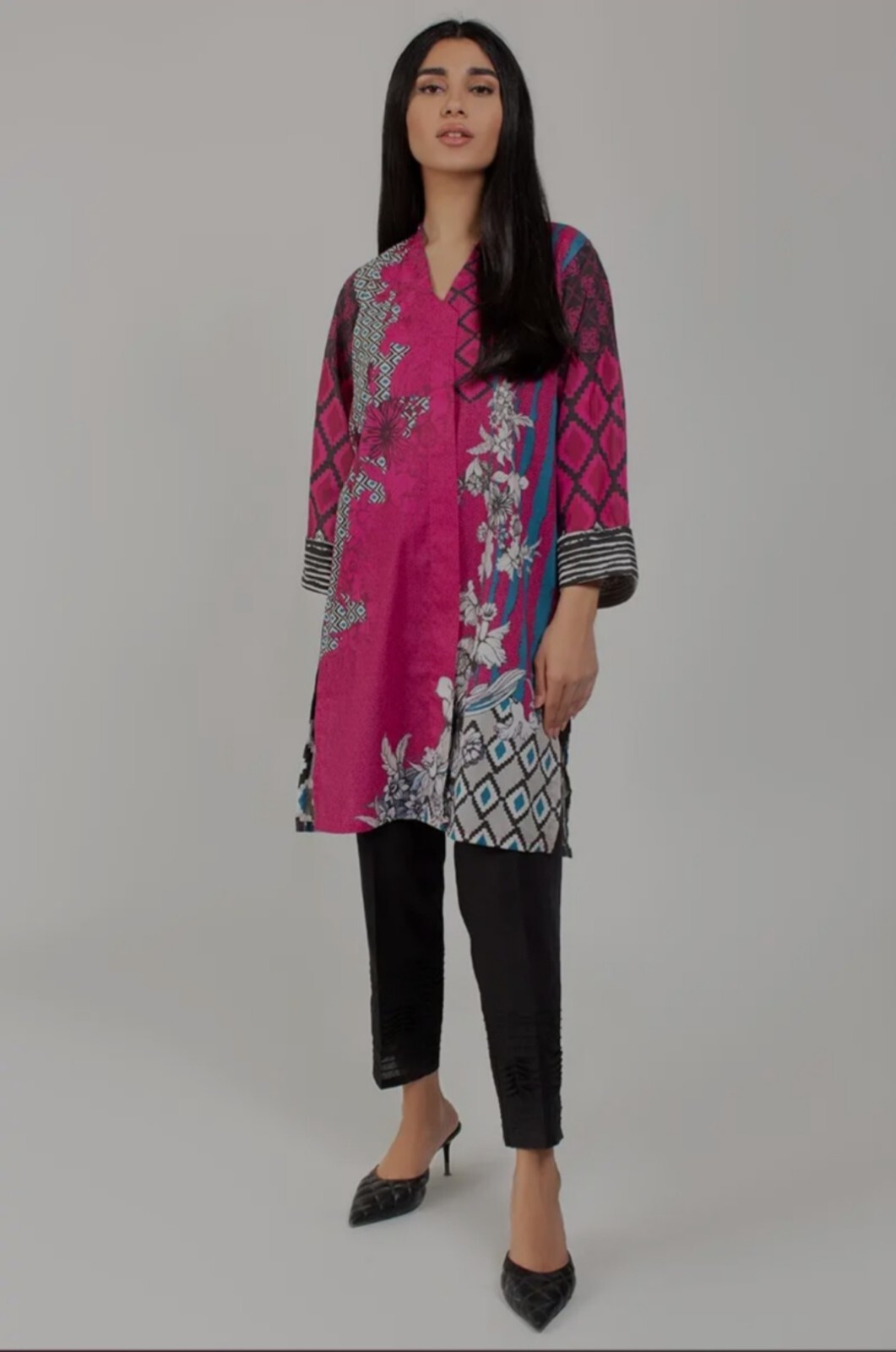 “SALE “Gul Ahmed Ideas Pret Lawn Stitched Kurti