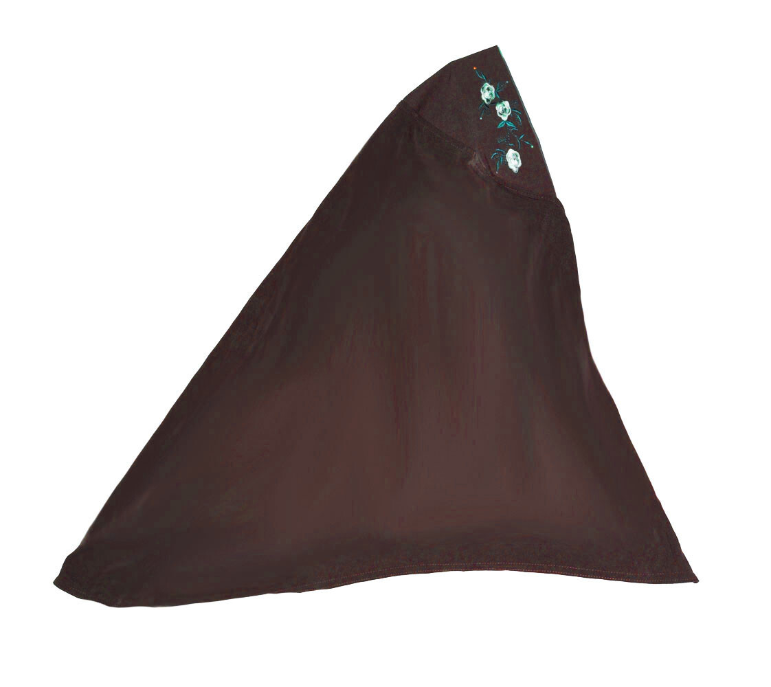 1 Piece Embroidered and Embellished Hijab Medium Size