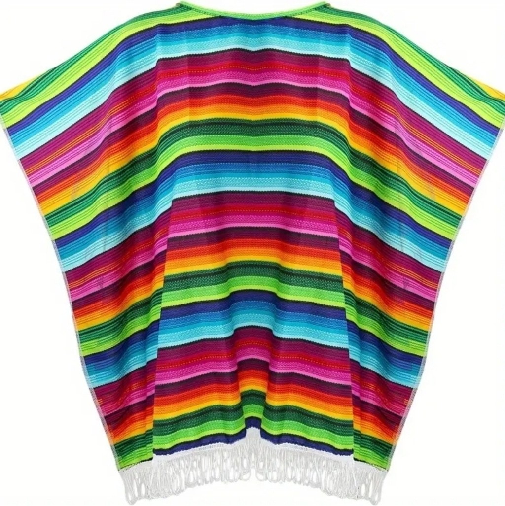 Mexican themed Pancho costume Halloween one size fits most