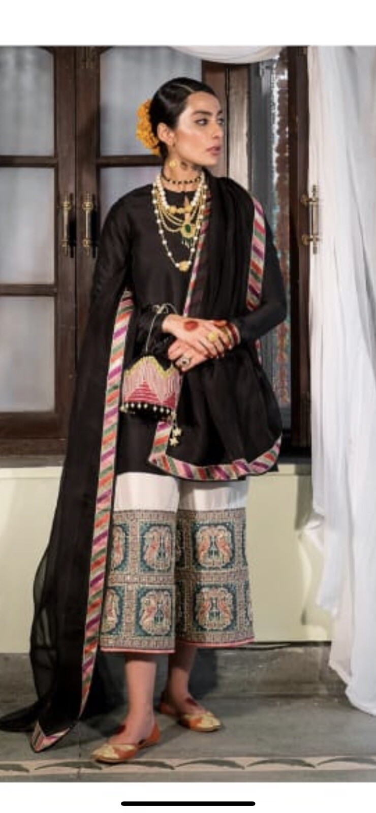 Hussain Rehar Custom Made Sana Safinaz Asim Jofa Silk SALWAR KAMEEZ MARIA B