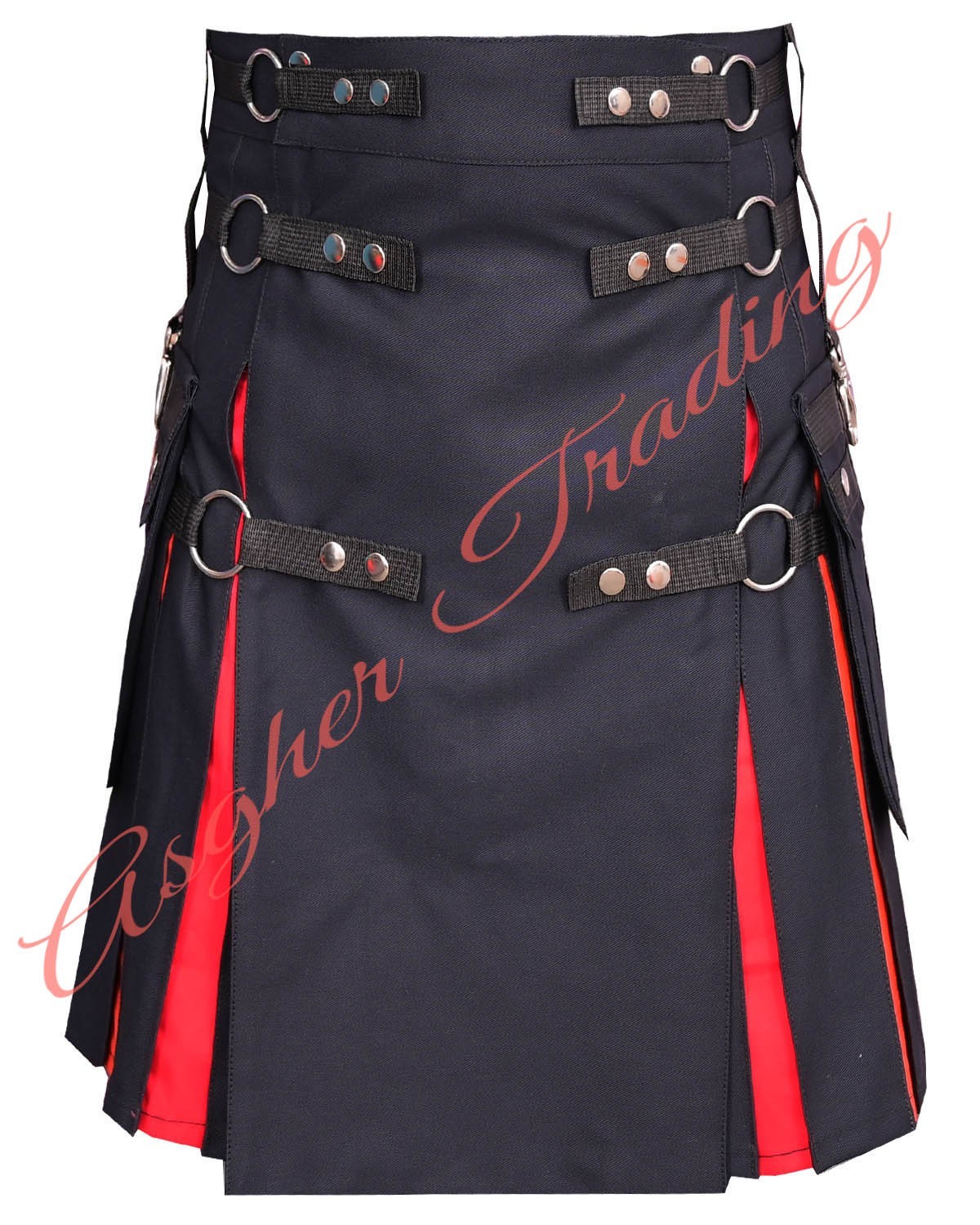 Rainbow Kilt, Nylon Straps Hybrid kilt, LGBT Pride Kilts & Custom Size LGBT kilt