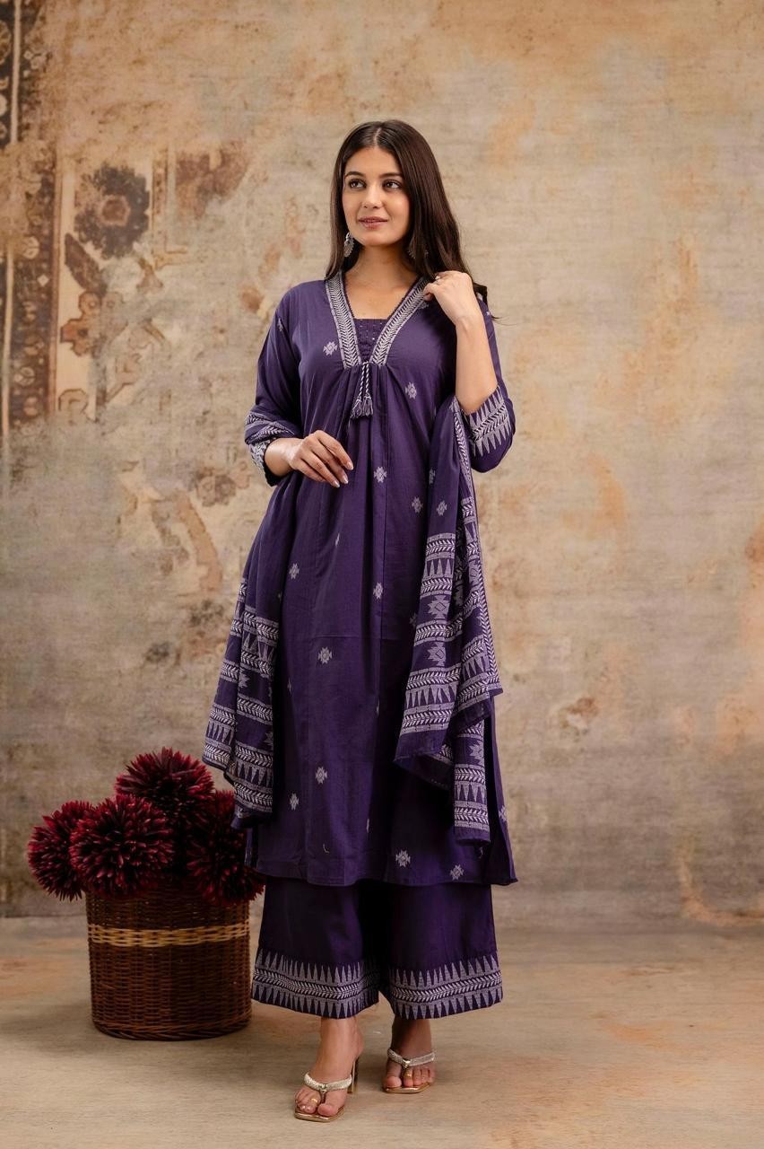 Plus Size Upto 7XL Kurta Palazzo Dupatta Set Indian Designer Salwar Kameez Suit