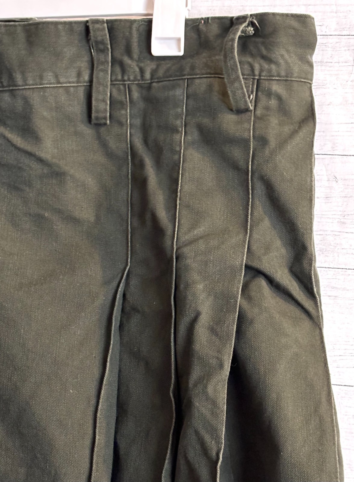 Kommando Kilts Utility Waist Size 46 48 Olive Green Pleated Buckle Pockets 2XL