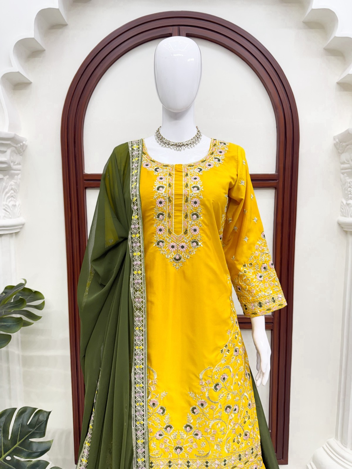 SALWAR KAMEEZ INDIAN PAKISTANI WEDDING PARTY DRESS PALAZZO SHARARA PLAZZO SUIT