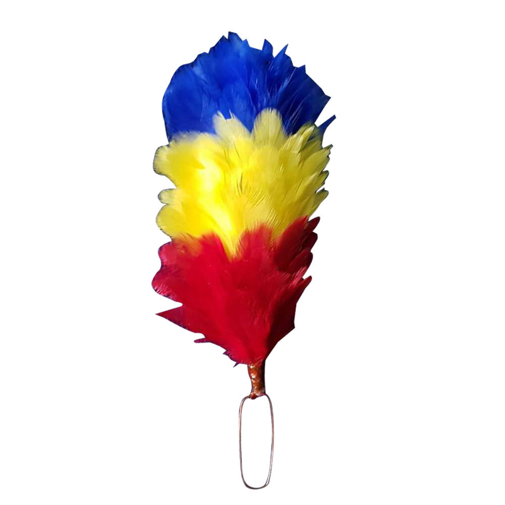 Glengarry Cap Feather Hackle 6″/Balmoral Hats Plume Hackle Red, Yellow, Blue