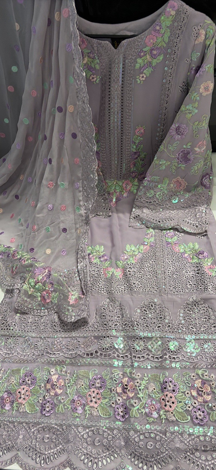 Pakistani Indian Stitched Readymade Salwar Kameez Suit Festive Wear Party Dress