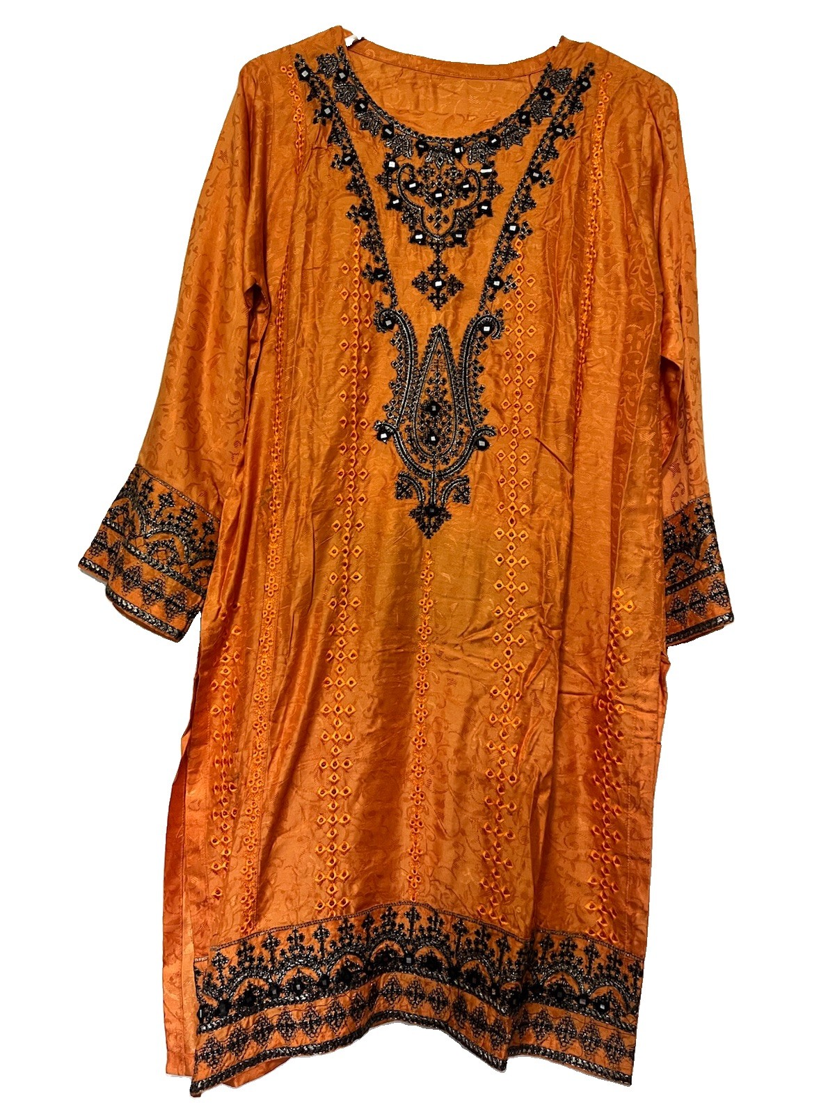 Shalwar Kameez Pakistani Stitched 2 Pcs Embroidered- Free Shipping