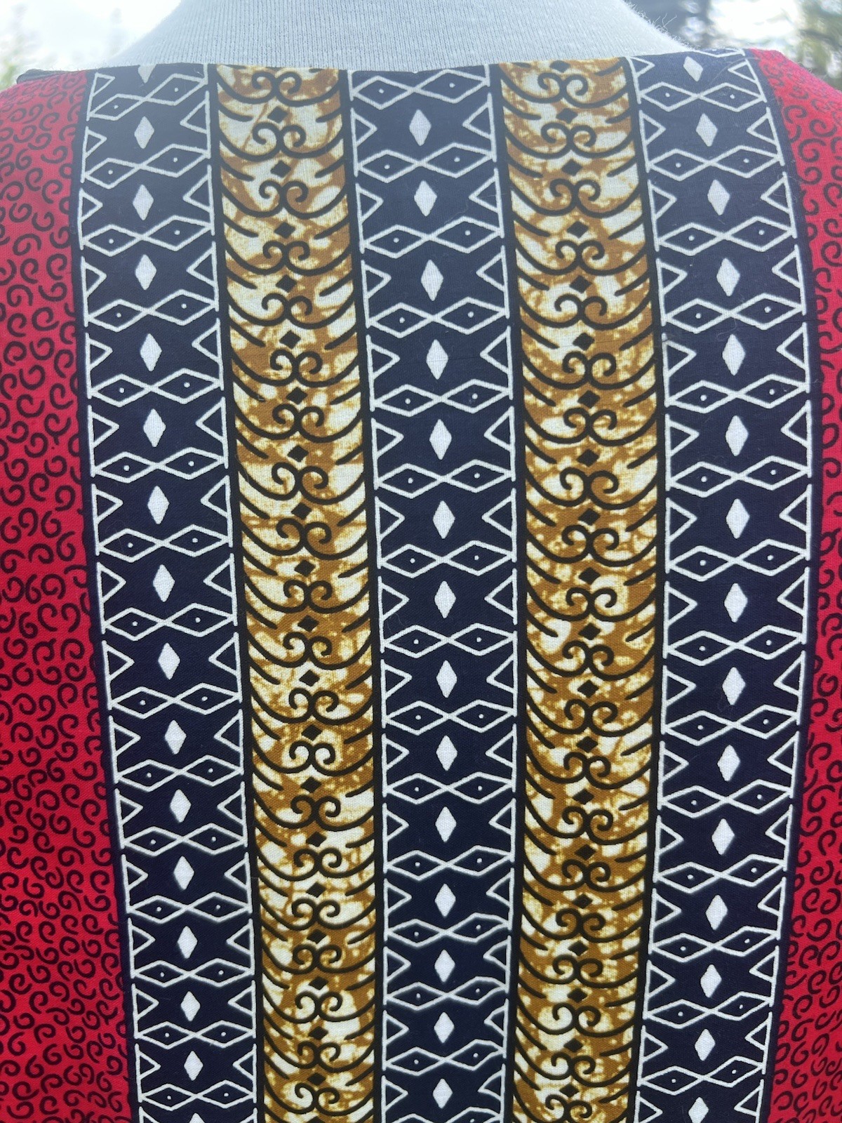 Ray Darten Anu African Print Zip Front Jacket Dress Size 3x Pockets Cap Sleeve