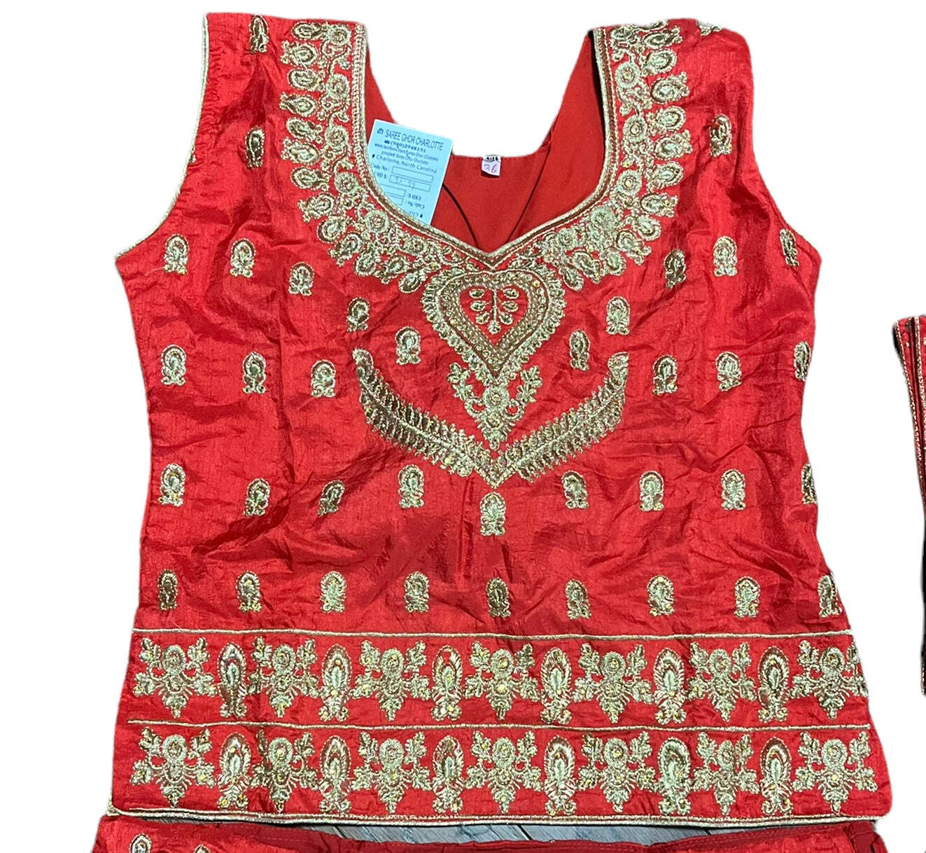 Traditional Girls Lehenga Choli Set – Ethnic Wear for Kids-022