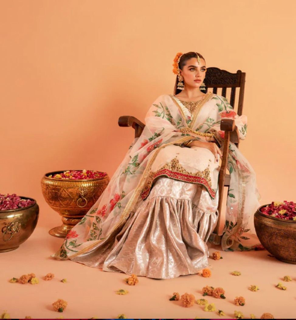Haseens Official pakistani gharara outfit – BRAND NEW!!