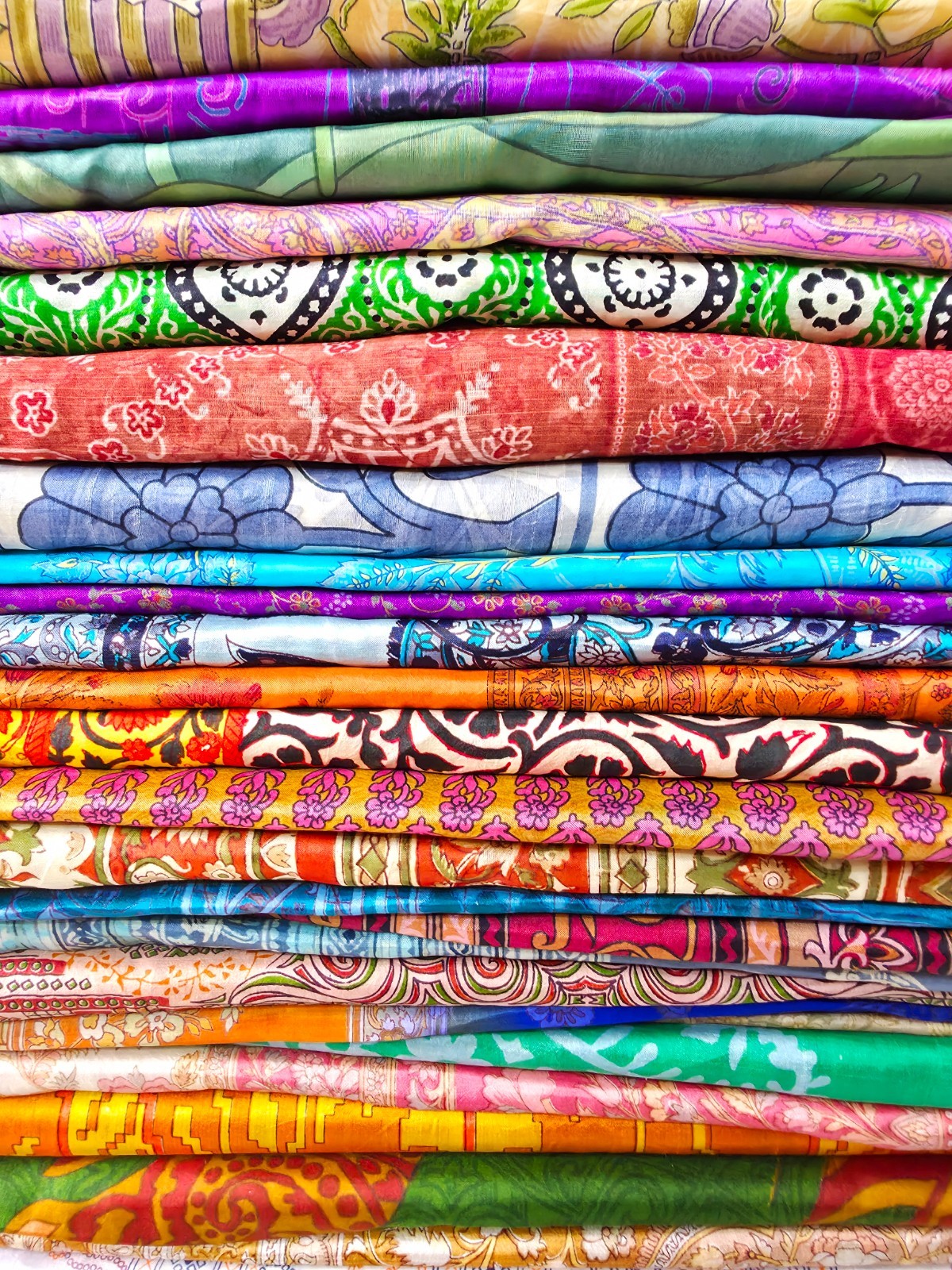 Old Wholesale Lot 50 Pattern Party Wear 100% Pure Silk Saree Vintage Sari 5 Yard