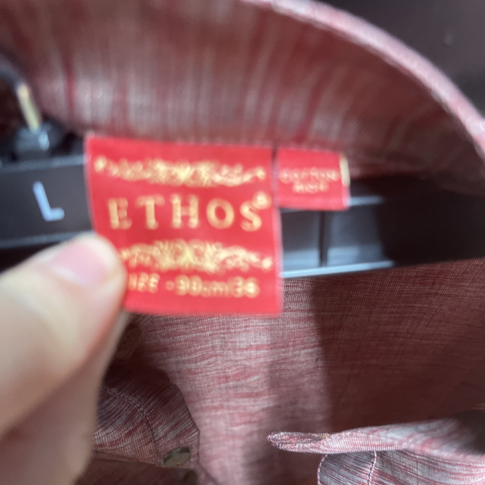 Cotton Kurta Red Top Ethos Elite Ethnic Wear Kurta