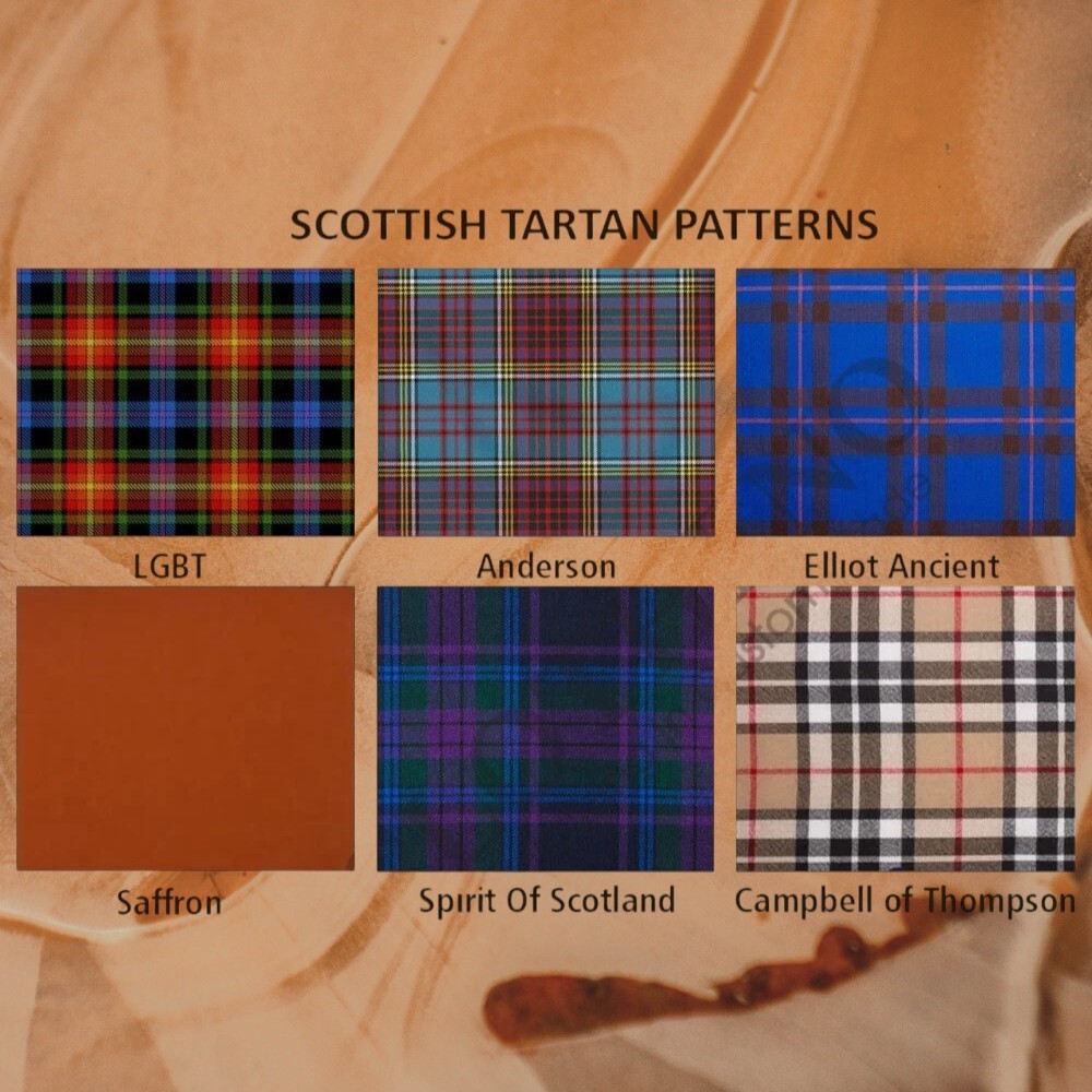 Casual Wear 5 Yard Scottish Kilt 13oz Traditional Light Weight Kilt 40+ Tartans