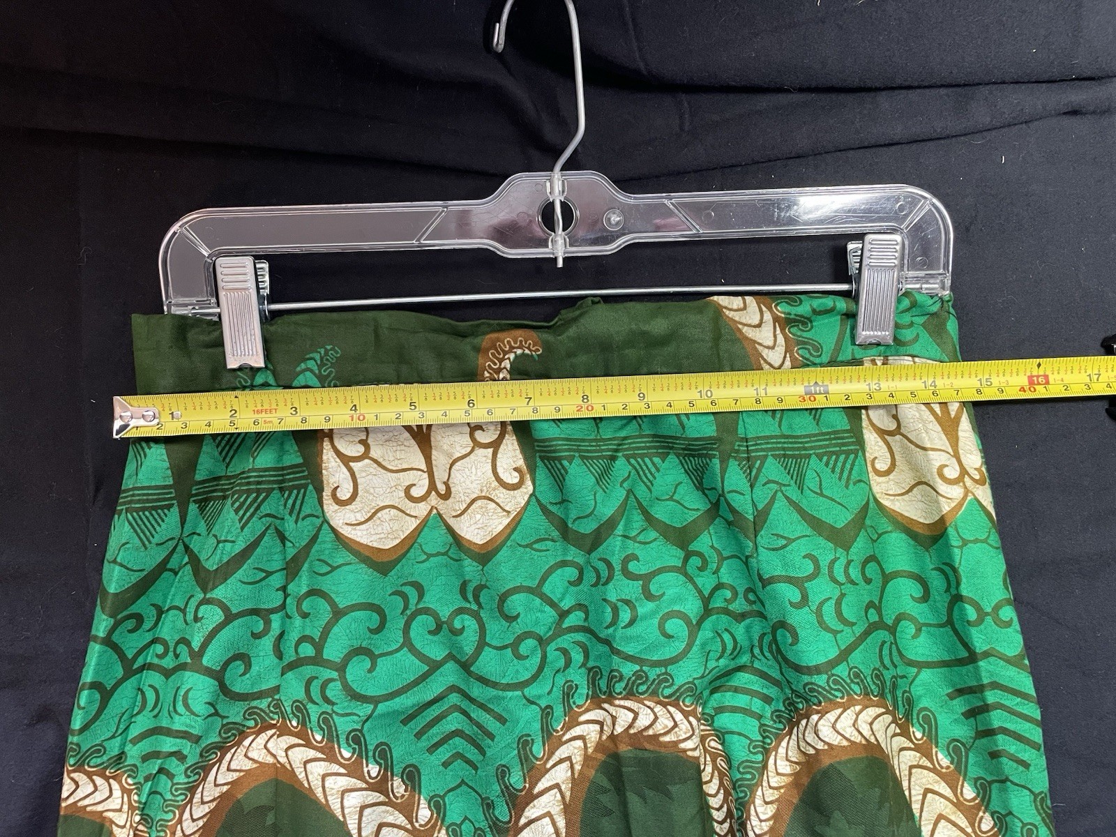 African Wax Fabric Print Two Piece Dress Set Size Small