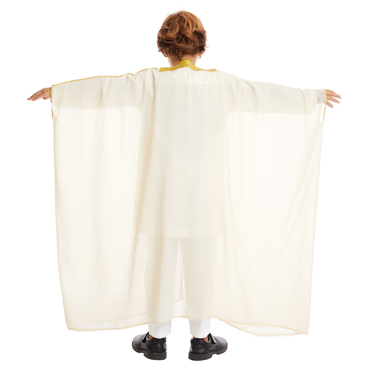 Muslim Children Kids Boys Dishdasha Thobe Kaftan Robe Islamic Abaya Saudi Jacket