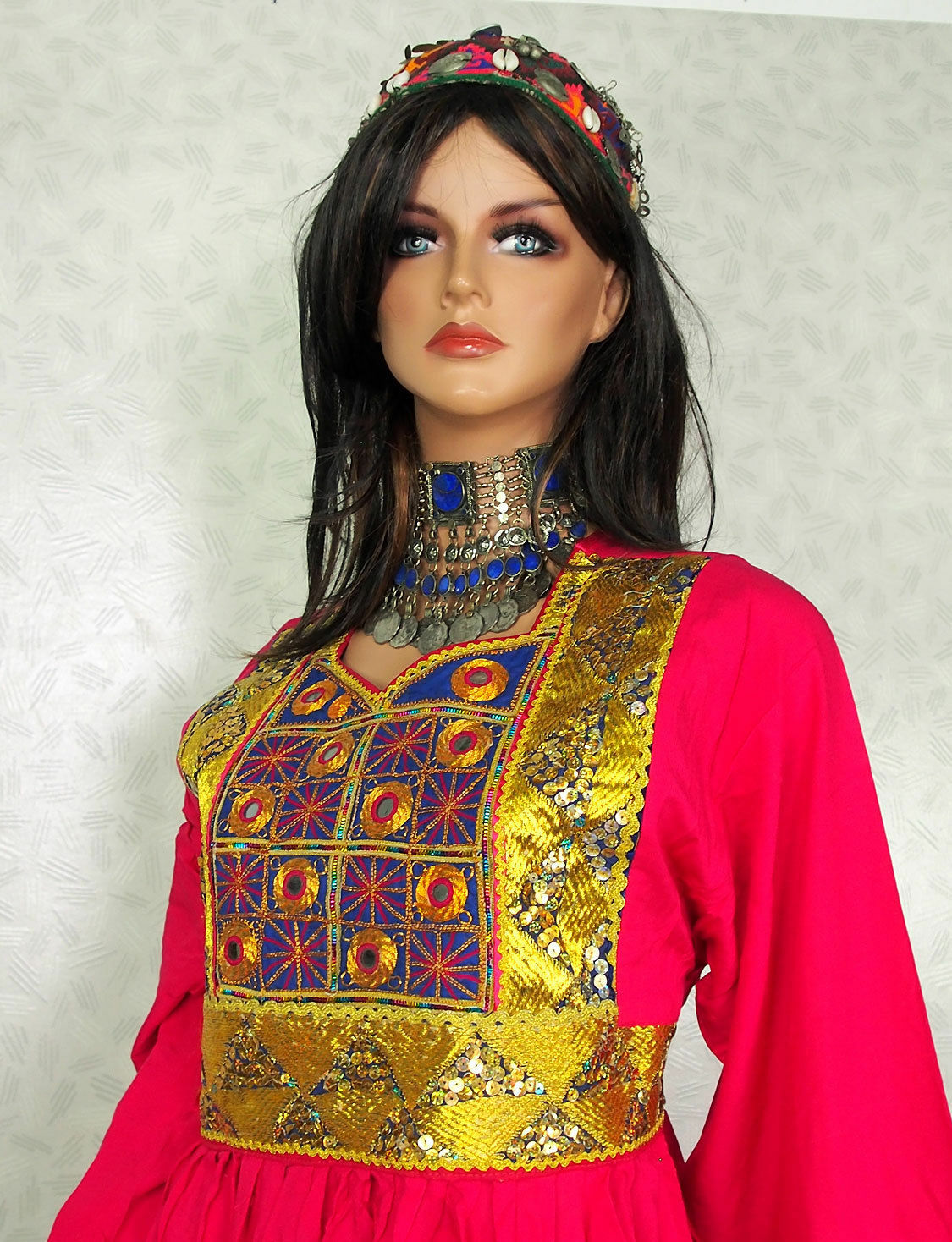 Orient nomads kuchi costume afghan dress tribal dance afghanistan dress