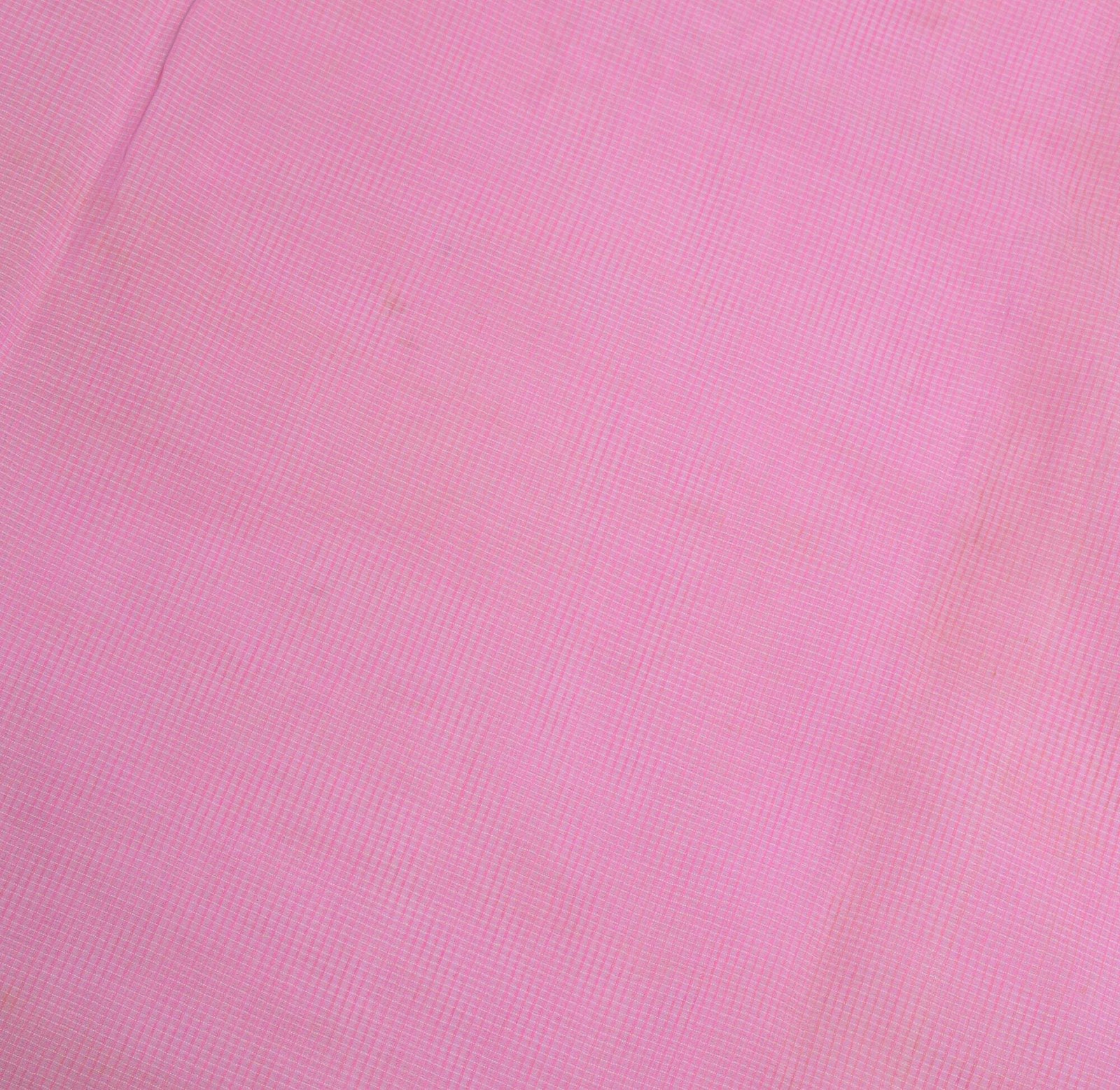 Sushila Vintage Art Silk Pink Saree Floral Woven Sari Checks Base Craft Fabric