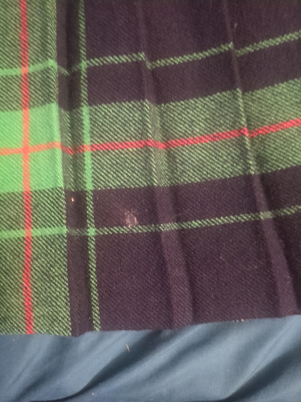 GLENISLA Scotland Wool Kilt Pleated Wrap Midi Skirt Plaid Buckle Size 10