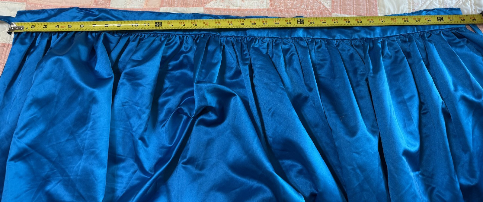 Vintage Korean Traditional Dress Silk Hanbok Pink &Blue w/Petticoat Size S/M