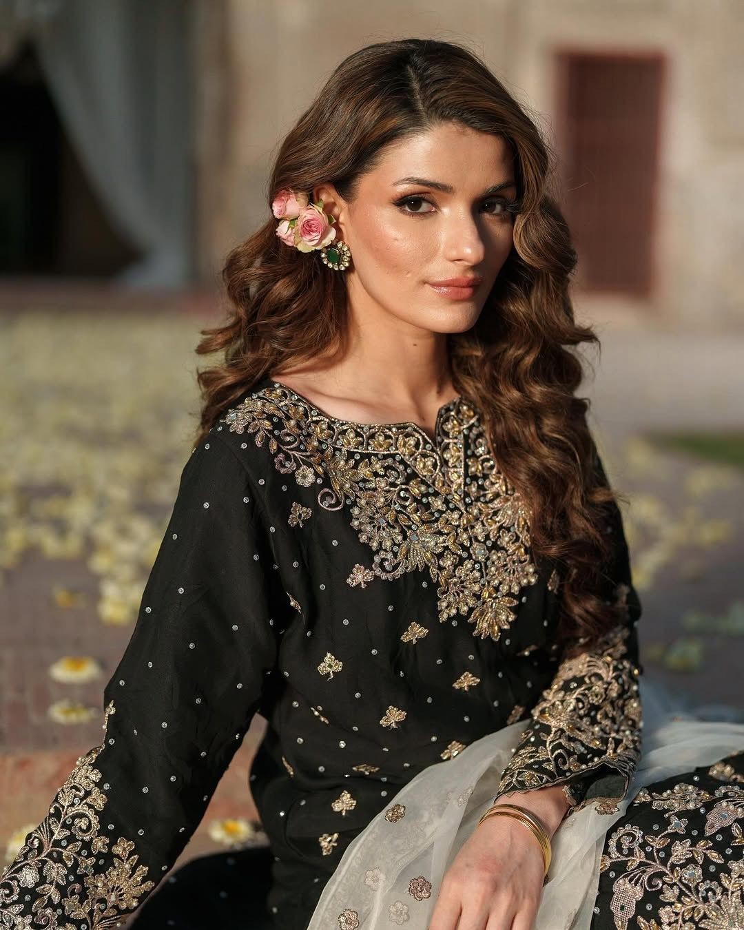 Pure Chinon Silk Anarkali Salwar Kameez Beautiful Wedding Wear Gown Palazzo Suit