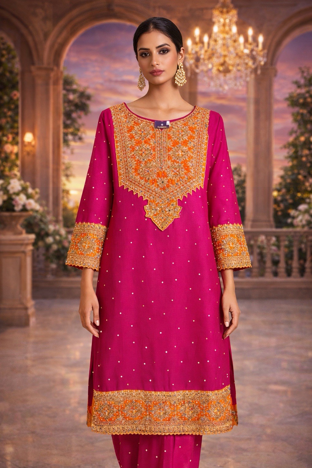 Indian Women Floral Printed Rayon Sraight Kurta Kurti Top Tunic Pakistani dress