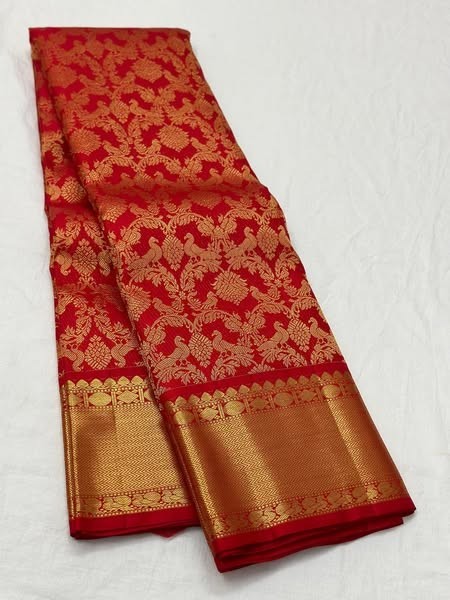 Designer Sari Bollywood Bridal Silk Saree Blouse South Indian Ethnic Ready made