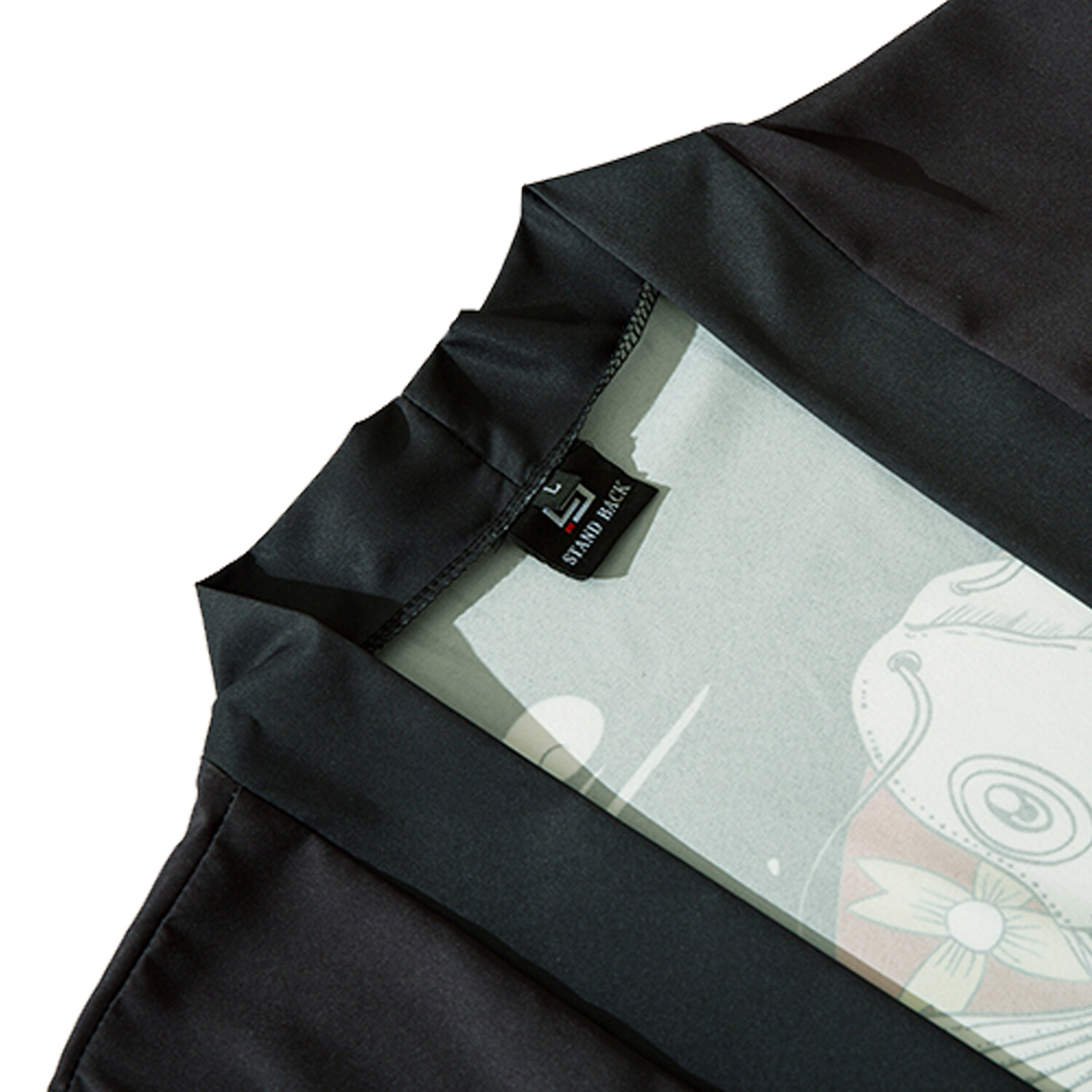 MFCT Men’s Fish Leaping out of the Sea Graphic Japanese Kimono Cardigan