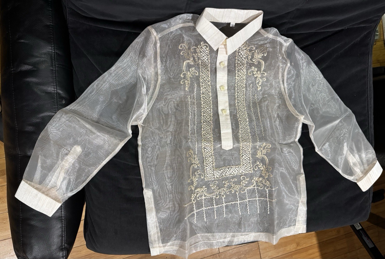 Barong Tagalog For Boys Kids Size 16