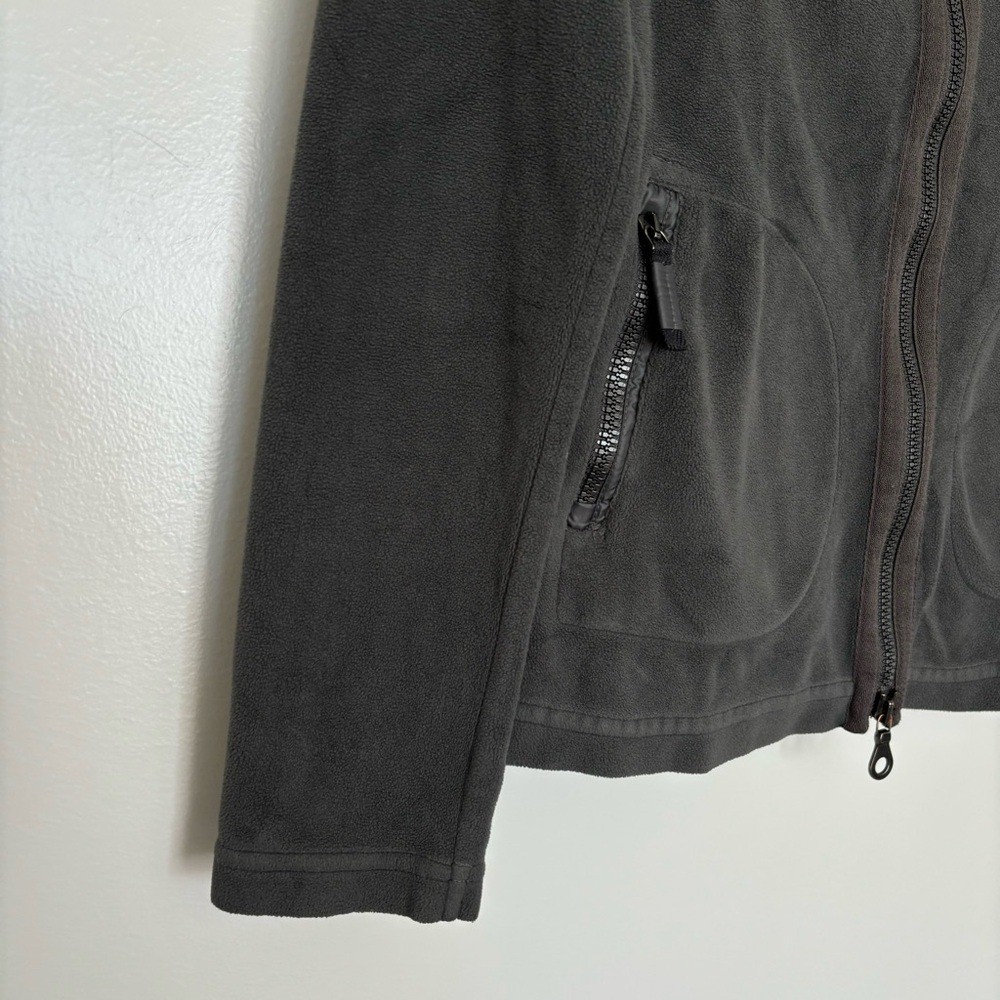Frauenschuh Women’s Gray Velour Jacket full Double Zip Size S (6)