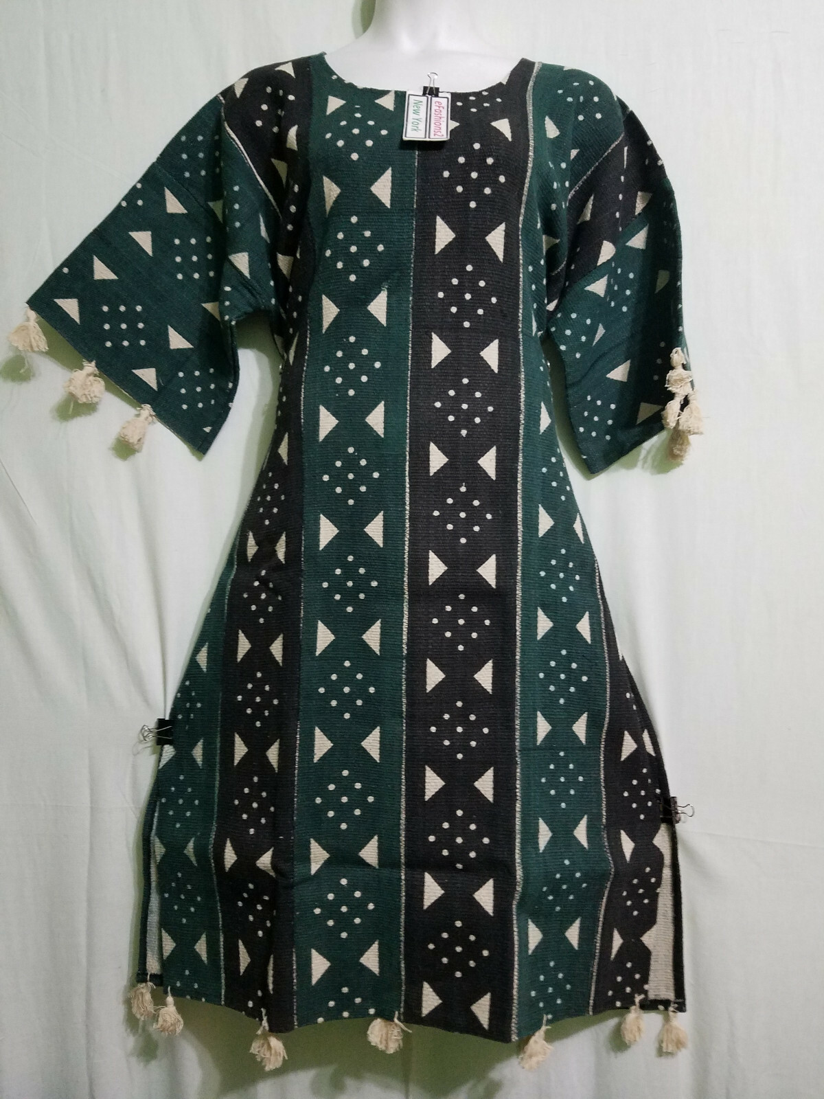 Women Clothing African Traditional Mud Cloth Dress Free Size 48″ around